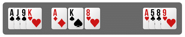 Omaha Poker - Flop