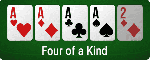 Poker Hands - Four of a Kind