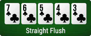 Poker Hands - Straight Flush